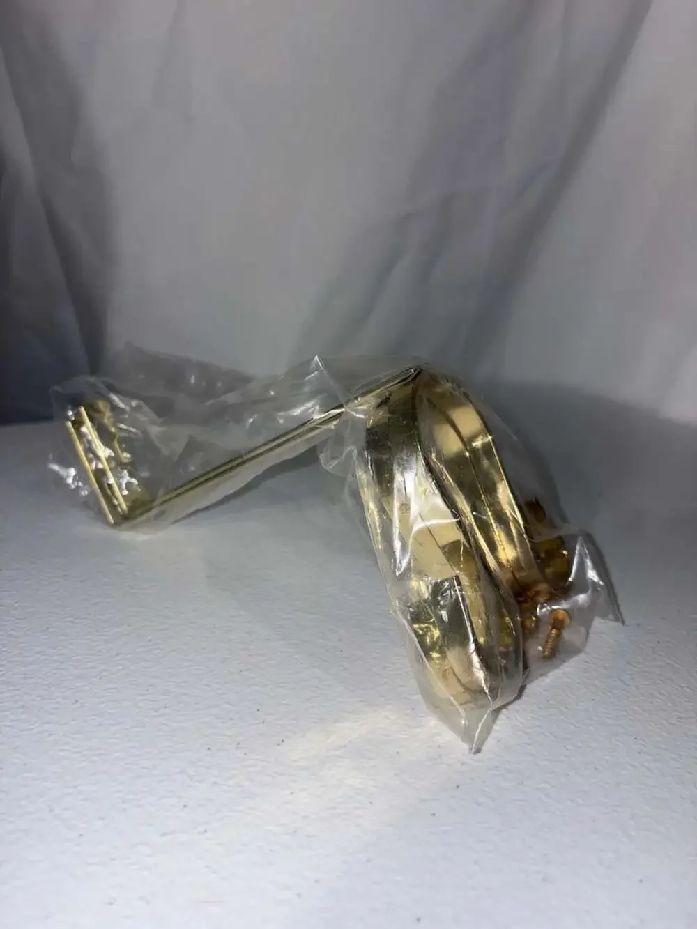 Vintage Brass Tone Decorative Wall Hook Or Sconce Arm
